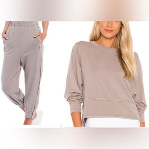 Free People Movement Where the Wind Blows Taupe SET